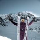El ‘rider’ Joan Aracil, en els entrenaments previs a Ordino Arcalís.