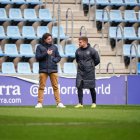 El director esportiu, Jaume Nogués, i el tècnic, Ferran Costa.