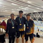 Els tres medallistes.