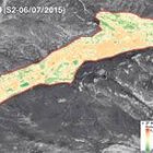 L’índex BU d’Andorra la Vella i Escaldes dels anys 2015 i 2024. Els tons càlids indiquen major densificació de construcció.