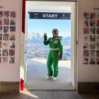 Cande Moreno, abans de la sortida.