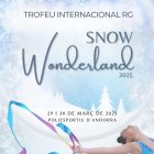 Cartell del Trofeu Internacional Snow Wonderland que se celebra a Andorra aquest cap de setmana.