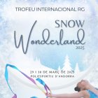 Cartell del Trofeu Internacional Snow Wonderland que se celebra a Andorra aquest cap de setmana.