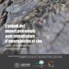 Cartell sobre la jornada de psicologia per als serveis de bombers i emergències