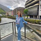 Ermolaeva, la setmana passada a Andorra.