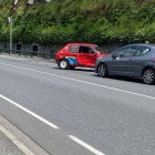 El cotxe implicat en l'accident