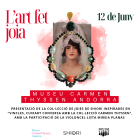 Cartell de la presentació del 'L'art fet joia'