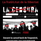 El cartell de la concentració d'aquesta tarda contra la censura