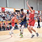 Yves Pons, en un moment del partit d’ahir.