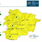 Avís groc per fortes tempestes demà.