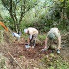 Treballs a la fortificació de Sant Julià.