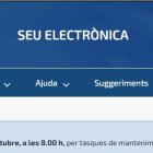 La seu electrònica de Govern