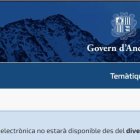 La seu electrònica de Govern