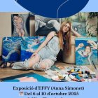 L'autora de l'exposició.