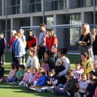 Infants al saló gent gran d'Escaldes.