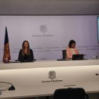 Mas, ministra de Salut, i Pérez, secretària d’Estat en Salut.