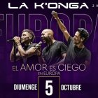 El cartell del concert de La K'onga a Arinsal.