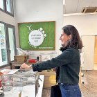 Coggia va votar ahir a Madrid.