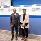 El ministre de Finances i la secretària d’Estat d’Afers Financers Internacionals.