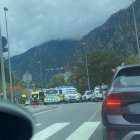 Accident a la rotonda del Gall