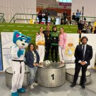 Inés Chevalier amb la medalla de bronze, aquest cap de setamana a Ourense