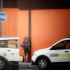 Un taxi elèctric a Andorra