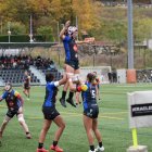 El sènior femení del VPC durant el partit contra l'INEFC Lleida.