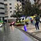 Els cossos d'emergència mobilitzats a Escaldes.