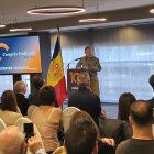 El cap de Govern, Xavier Espot durant el Congrés de Demòcrates.