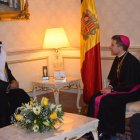 L'ambaixador de Kuwait amb el copríncep episcopal