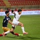 Un instant del partit.