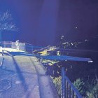 Lloc on es va precipitar el cotxe.