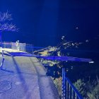 El lloc de l'accident.