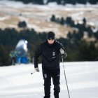 Un esquiador a Naturland.