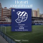 El CE Europa serà el rival de l'FC Andorra a la Copa Catalunya.
