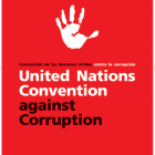 El cartell del Conveni de les Nacions Unides contra la corrupció signat a Mèxic