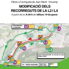 La modificació dels recorreguts de la L2 i L4 a Encamp.