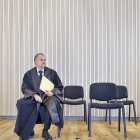 El fiscal general, Xavier Sopena, abans de la celebració de l’obertura de l’any judicial.