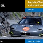 Joan Gil ha estat guardonat com a campió d'Andorra d'Automobilisme de Muntanya.