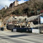 Estat actual de les obres on es construiran els 54 pisos per a la gent gran a Sant Julià.