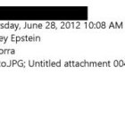 El correu sobre Andorra a Jeffrey Epstein.