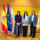 Les secretàries durant la trobada.