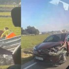 Imatgde de l'accident a Guissona.