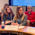 La secretària d’Estat d’Igualtat i Participació Ciutadana, Mariona Cadena a l'ONU.