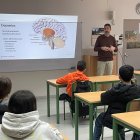 Jordi Camós, durant una de les xerrades sobre benestar digital impulsades per Andorra Telecom.