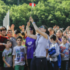 La marxa popular ha aplegat els alumnes de l'Escola Andorrana d'Andorra la Vella, els usuaris dels centre Cedre i de l'escola de Meritxell