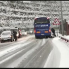 Accident d'un bus a Encamp per la neu