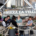 Turistes a Andorra la Vella per Setmana Santa