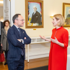 Espot amb la primera ministra d'Estònia