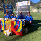 L’equip andorrà, a totes a Sainte Dévote.